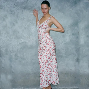 VILZSTUDIOS Floral Beachwear Maxi Dress