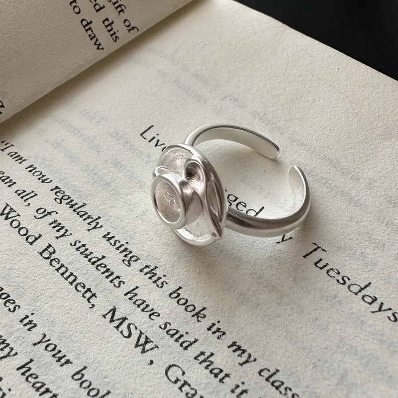 VILZSTUDIOS Matte Cute Punk Open Finger Ring