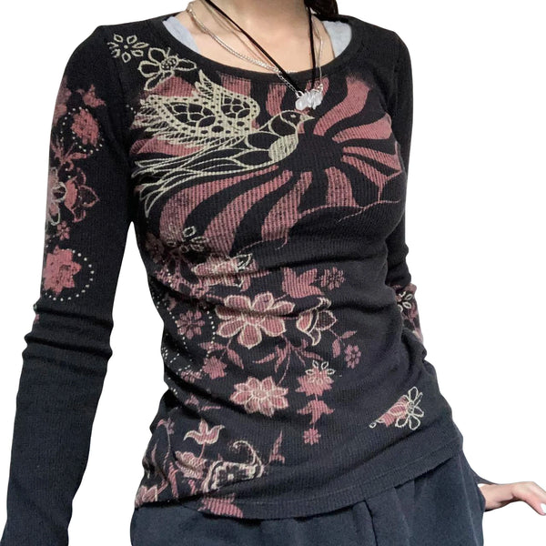 Vintage Casual Long Sleeve Shirt