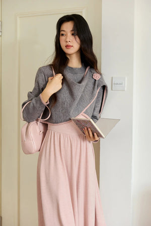 VILZSTUDIOS Stylish Irregular Knit Two-Piece Set