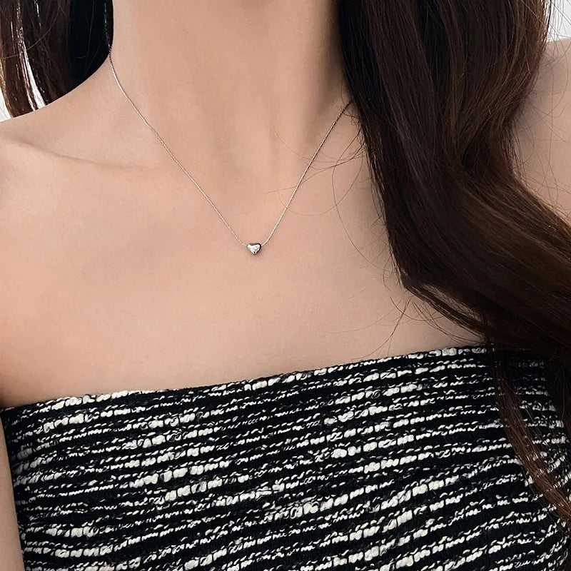 VILZSTUDIOS Classic Gold-Plated Mini Heart Pendant Necklace