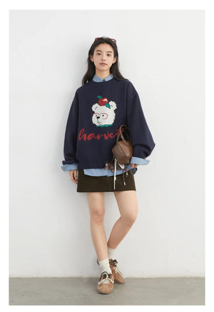VILZSTUDIOS Cozy Cute Bear Sweater