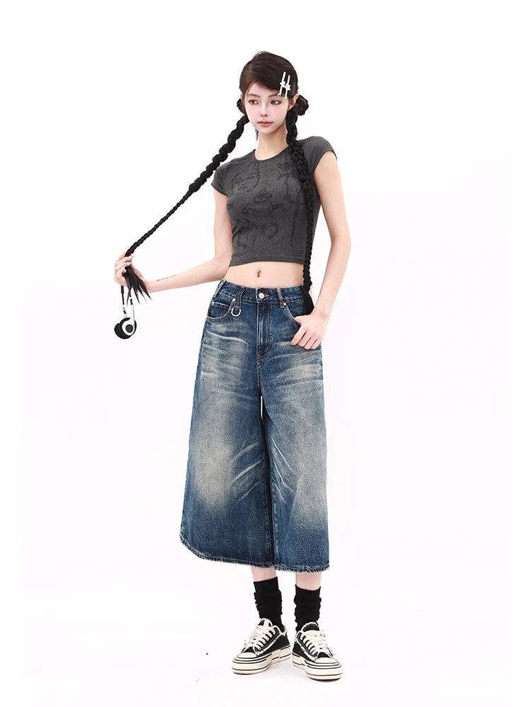 VILZSTUDIOS Vintage Chic Baggy High Waist Jeans