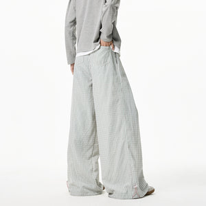VILZSTUDIOS White Loose Striped Wide Leg Pants