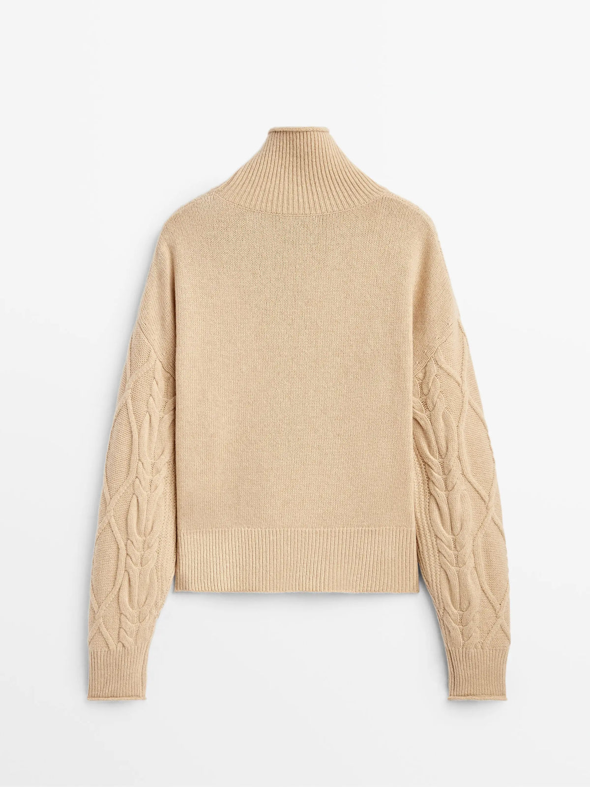 VILZSTUDIOS Turtleneck Twisted Wool Blend Sweater