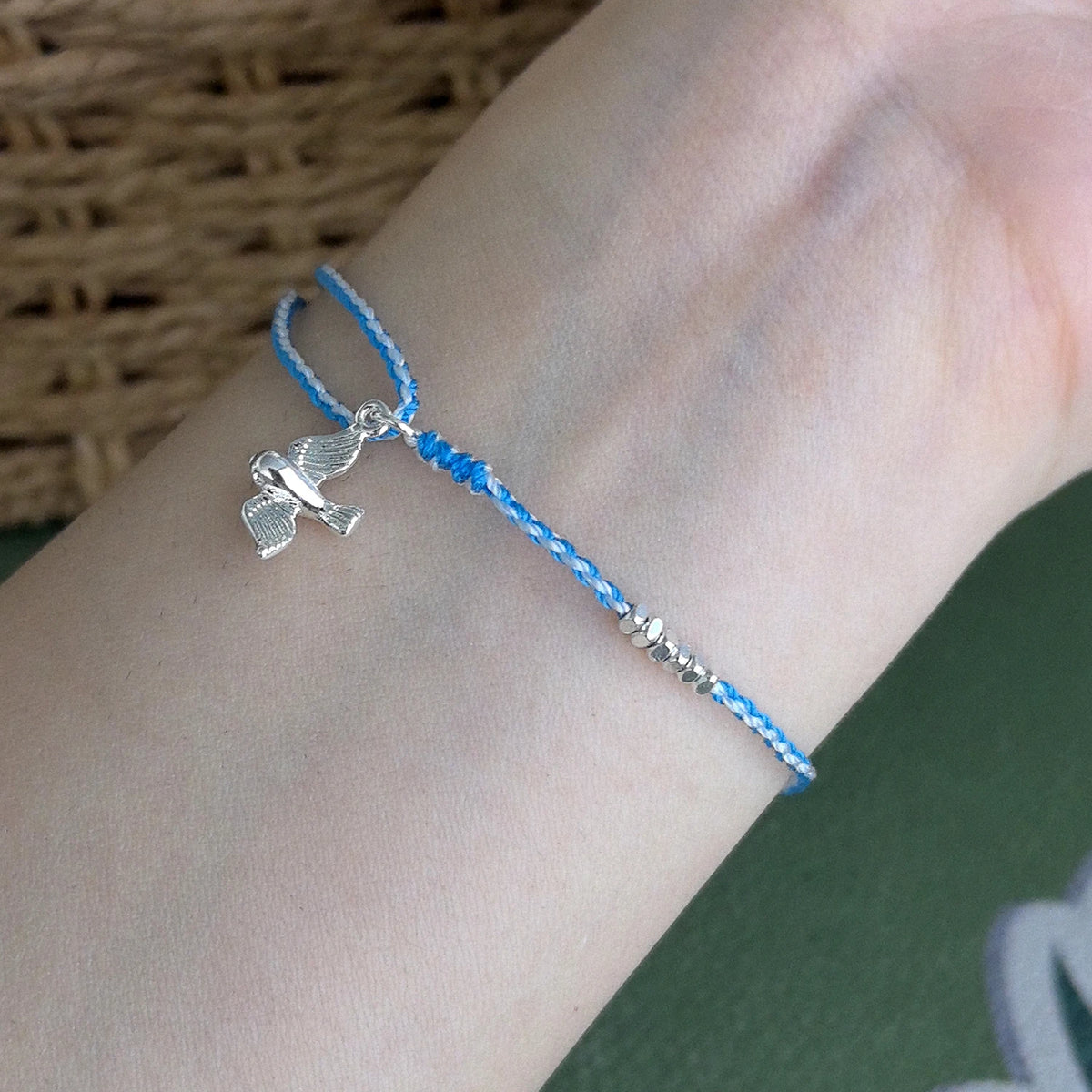VILZSTUDIOS Cute Elegant Swallow Silver Bracelet