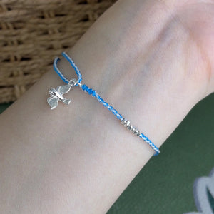 VILZSTUDIOS Cute Elegant Swallow Silver Bracelet