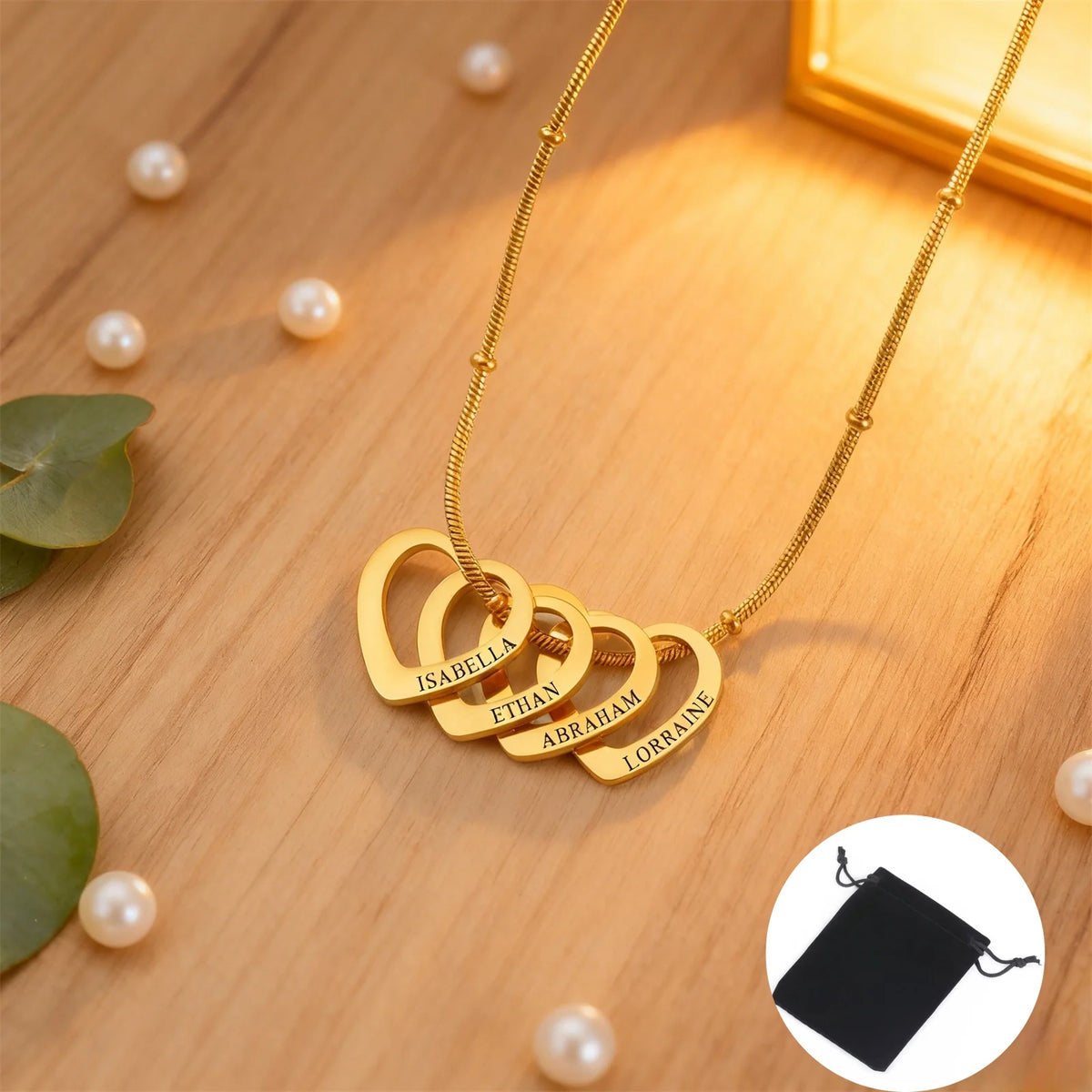 VILZSTUDIOS Customized Name Date Love Necklace