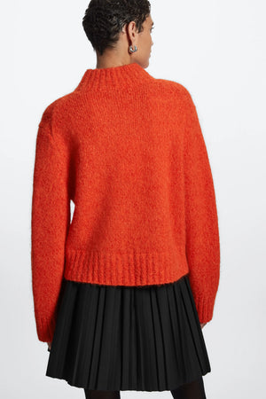 VILZSTUDIOS Mock Neck Wool Sweater