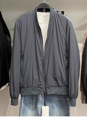 VILZSTUDIOS Casual Stand Up Collar Jacket