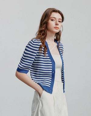 VILZSTUDIOS Stylish Knit Summer Cardigan