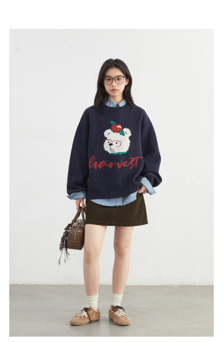 VILZSTUDIOS Cozy Cute Bear Sweater
