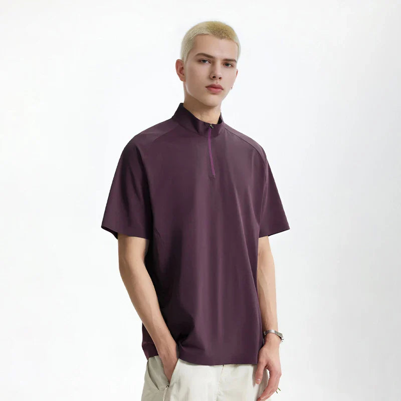 VILZSTUDIOS Solid Color Sun Protection T-Shirt