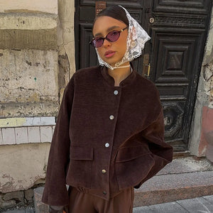 VILZSTUDIOS Cozy Velvet Jacket