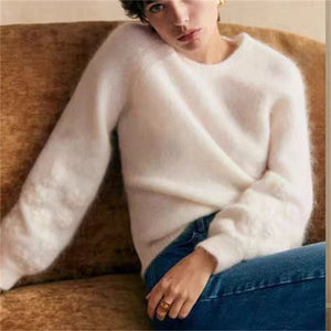 VILZSTUDIOS Flowers Embroidered Knitted Sweater
