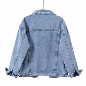VILZSTUDIOS Oversized Vintage Denim Jacket