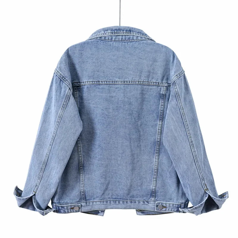 VILZSTUDIOS Oversized Vintage Denim Jacket