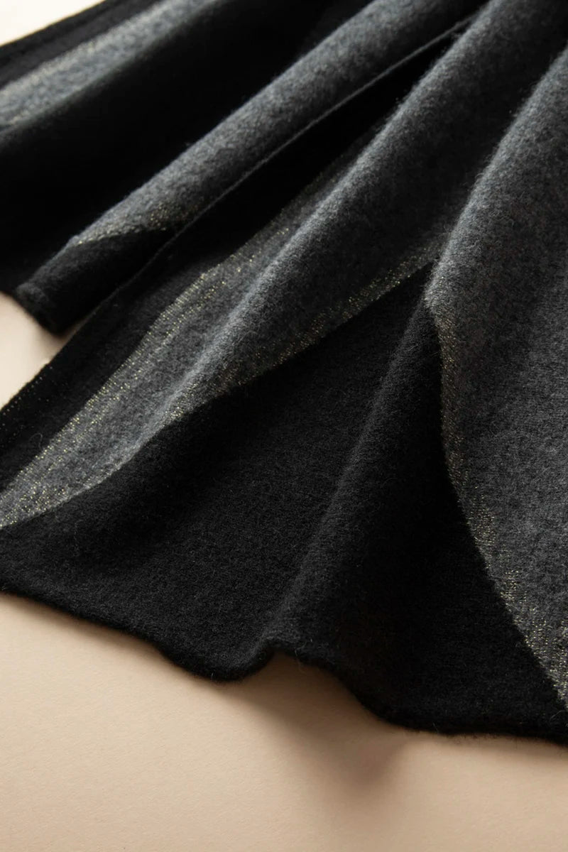 VILZSTUDIOS A-class High-quality 100% Cashmere New Cashmere Scarf 100% Knitted Warm Neck-Protecting High-end Fashion Wild Color in Winter.