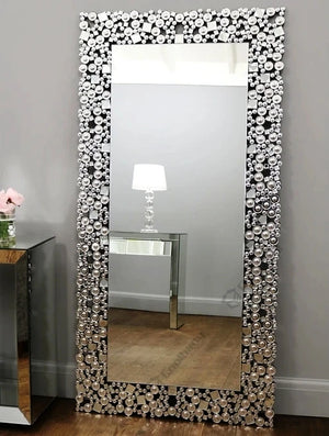 VILZSTUDIOS Wholesale Bedroom Furniture Oversized Wall Mirror Standing Dressing Mirror Modern Hotels Silver / Gold / Brown Mirror 5 Mm