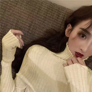 VILZSTUDIOS Warm Slim Fit Turtleneck Sweater