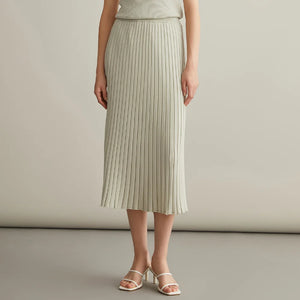 VILZSTUDIOS Elegant High Quality Merino Wool Skirt