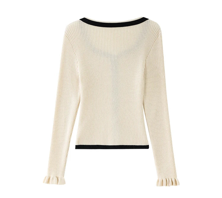 VILZSTUDIOS Apricot Slim Fit Sweater