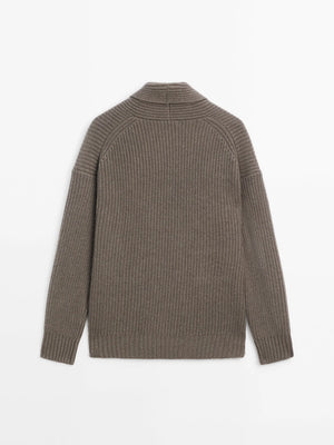 VILZSTUDIOS English Style Knitted Cardigan