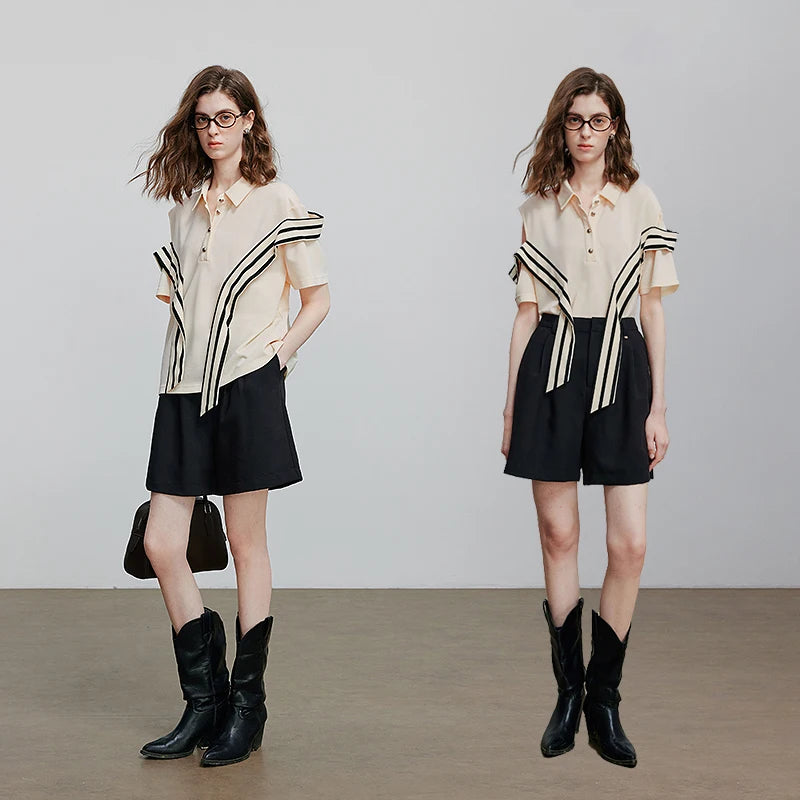 VILZSTUDIOS Stylish Summer Short Sleeve T-Shirt