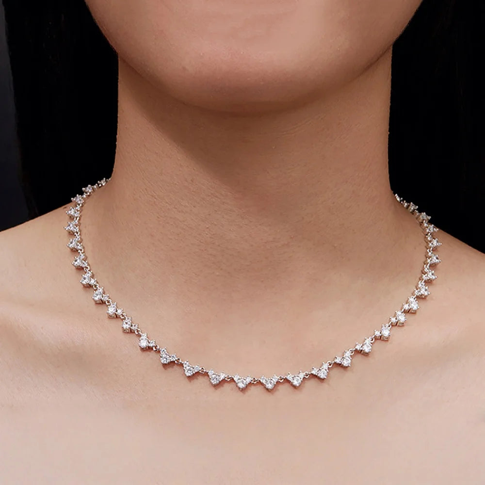 VILZSTUDIOS Triangle Shaped Zircon Necklace