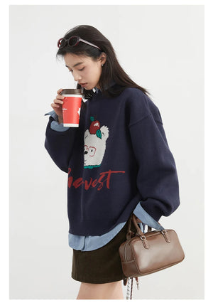 VILZSTUDIOS Cozy Cute Bear Sweater