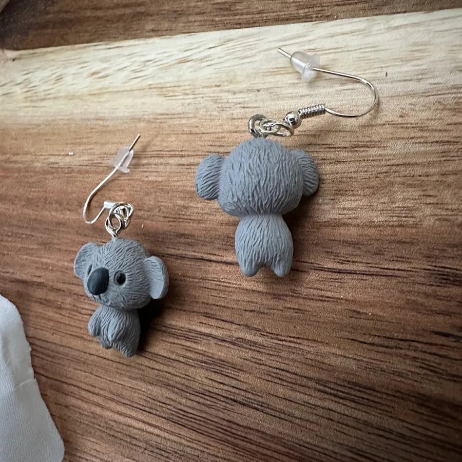 VILZSTUDIOS Koala Bear Pendant Creative Animal Earring