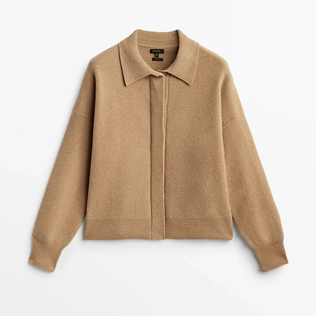 VILZSTUDIOS Classic Wool Blend Knit Cardigan