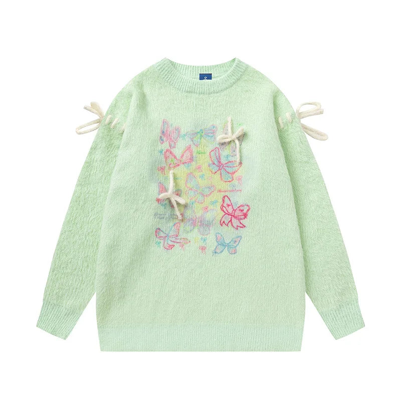 VILZSTUDIOS Butterfly Knit Sweater