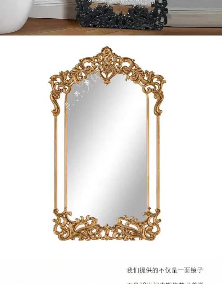 VILZSTUDIOS modern Luxury Espejo Home Decorations Large Nordic Quality Mirror Designer Girls Gold House Bedroom Wall Mirrors Full Body Floor