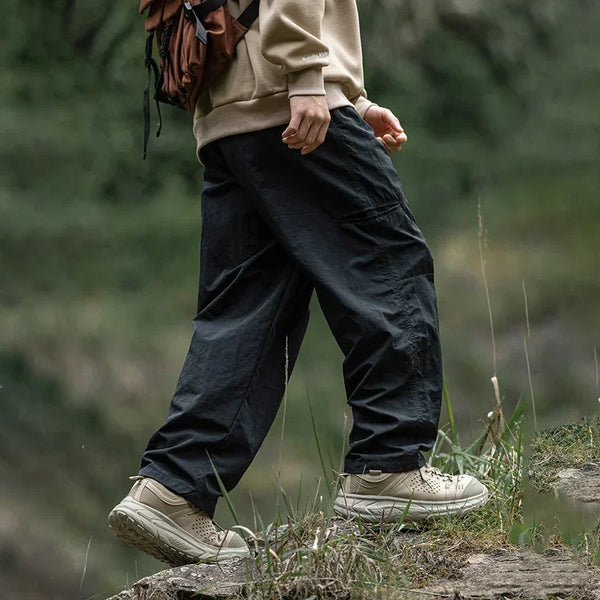 Stylish Buckle Waist Cargo Pants