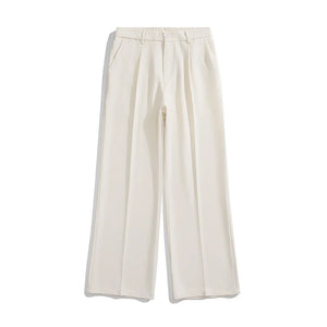 VILZSTUDIOS Black Comfortable Thin Straight Pants