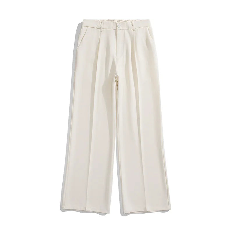 VILZSTUDIOS Black Comfortable Thin Straight Pants