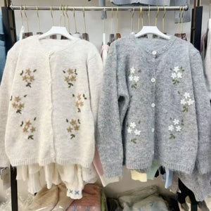 VILZSTUDIOS Elegant Thick Knitted Cardigan