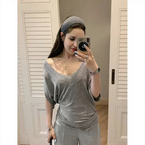 VILZSTUDIOS Chic Sexy Lace V-Neck T-Shirt