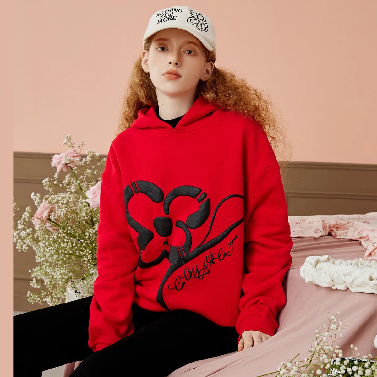 VILZSTUDIOS Butterfly Print Oversized Hoodie