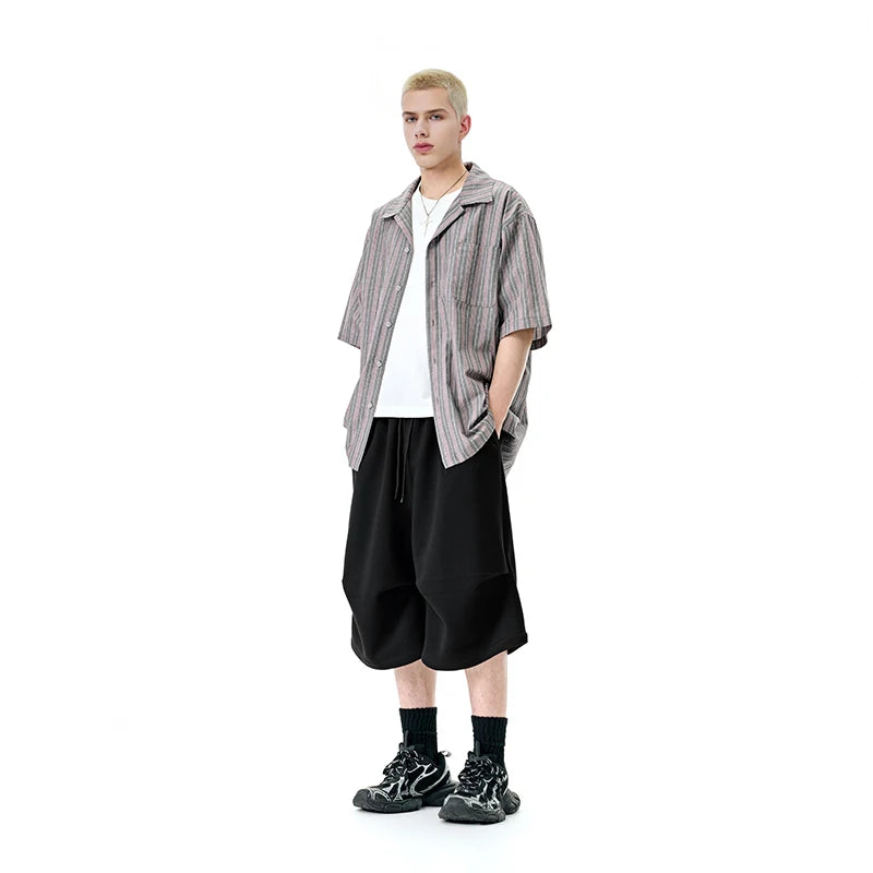 VILZSTUDIOS American Style Loose Fit Wide Pants