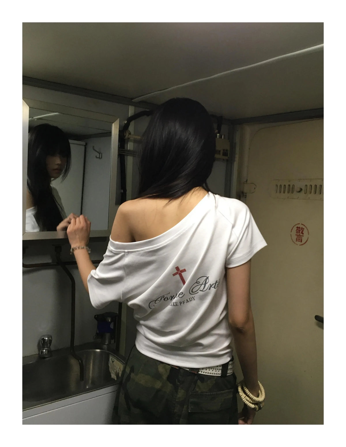 VILZSTUDIOS Vintage Graphic Print Loose T-Shirt