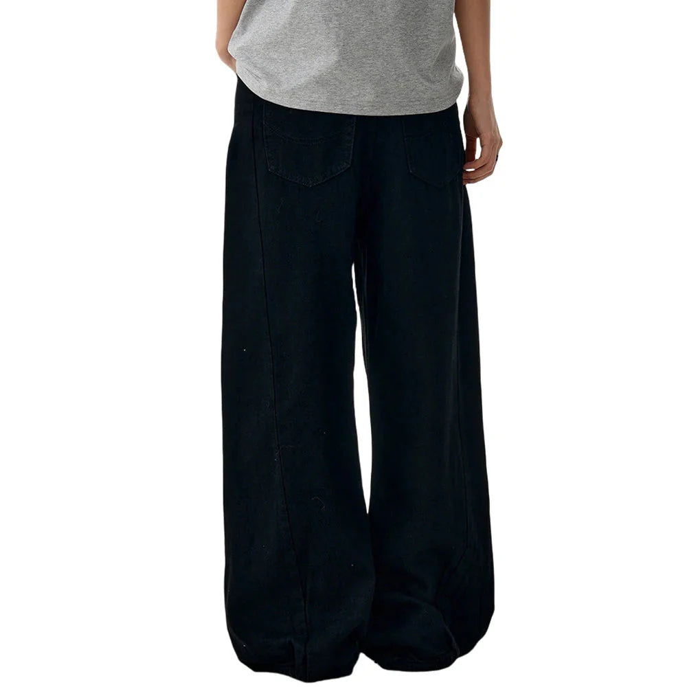 VILZSTUDIOS Dark Retro Wide Leg Jeans