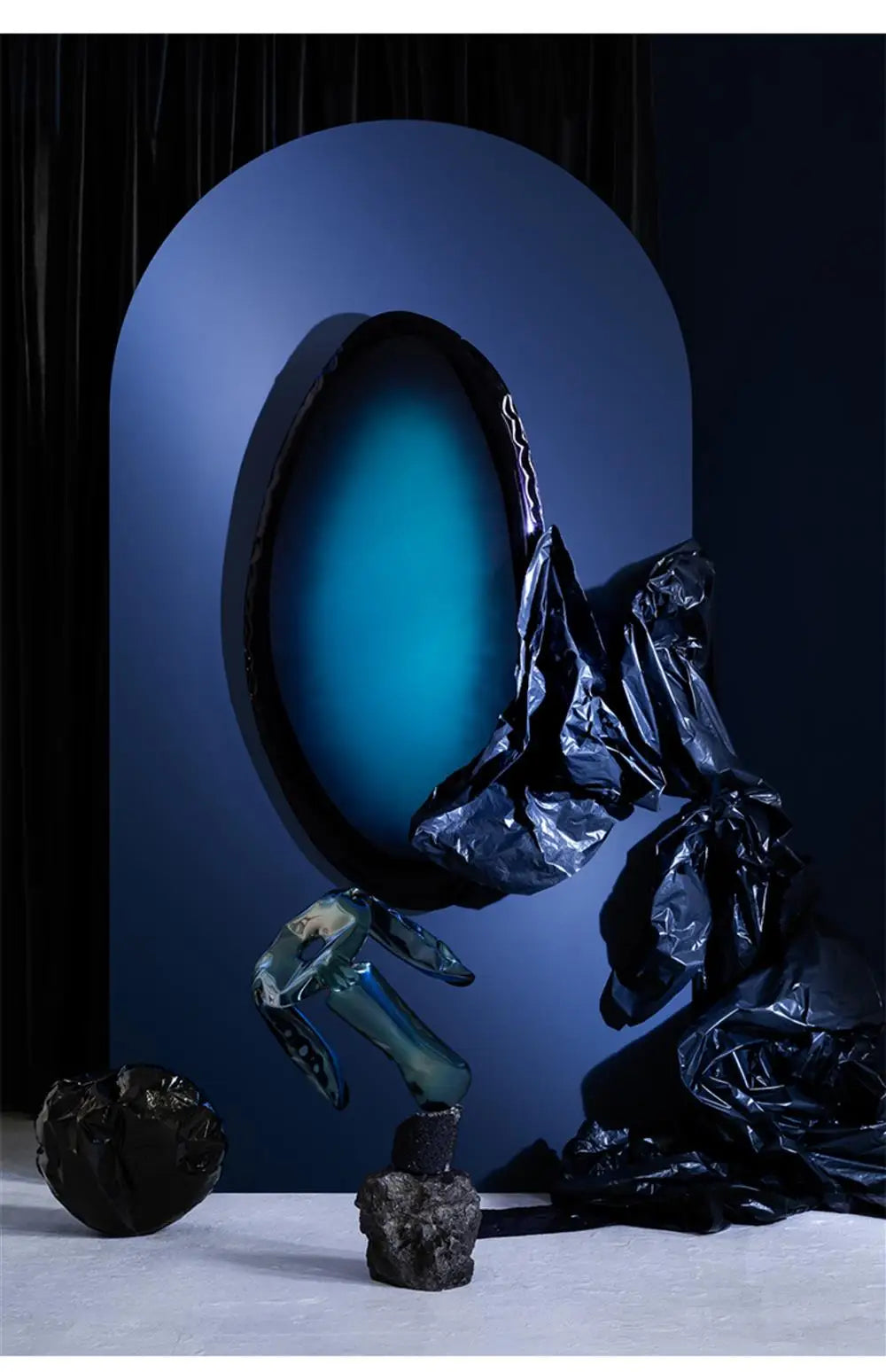 VILZSTUDIOS Designer High-end Mirror Art Makeup Mirror Irregular Shaped Living Room Decoration Mirrors Dekoracyjne Lustra Home Decoration