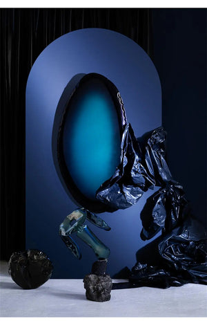 VILZSTUDIOS Designer High-end Mirror Art Makeup Mirror Irregular Shaped Living Room Decoration Mirrors Dekoracyjne Lustra Home Decoration