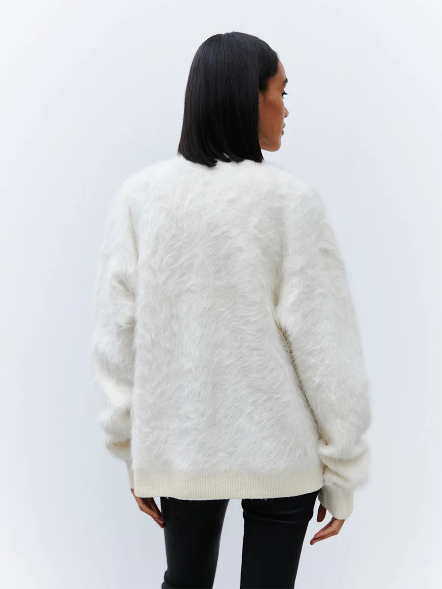 VILZSTUDIOS Soft Mink Velvet Cardigan