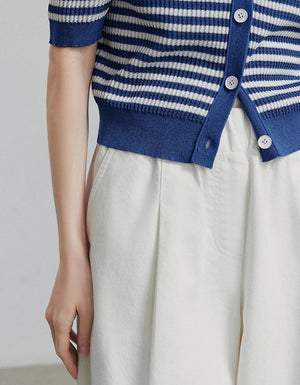 VILZSTUDIOS Stylish Knit Summer Cardigan