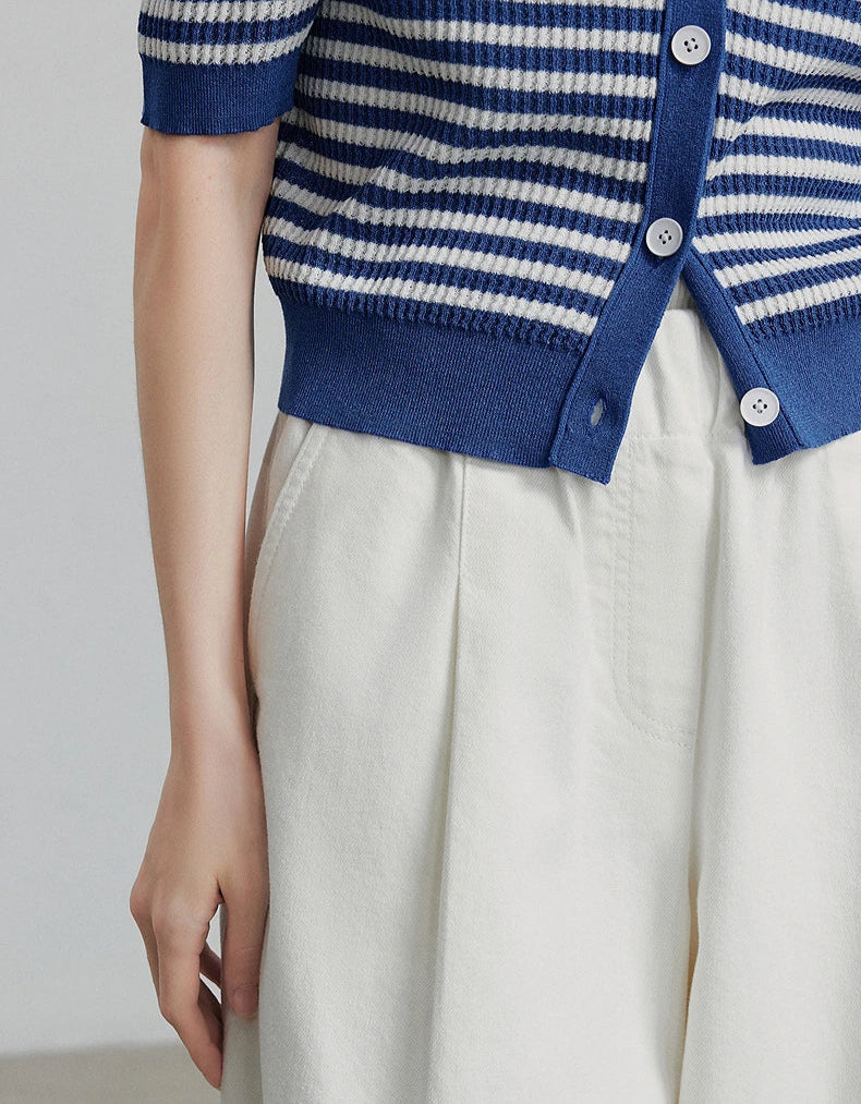 VILZSTUDIOS Stylish Knit Summer Cardigan