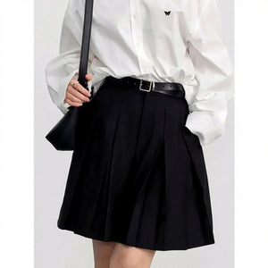 VILZSTUDIOS Stylish Pleated High Waist Shorts