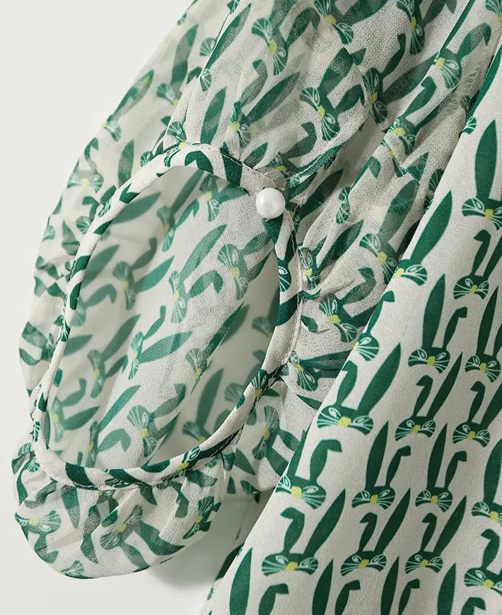 VILZSTUDIOS Versatile Loose Fit Chiffon Summer Blouse